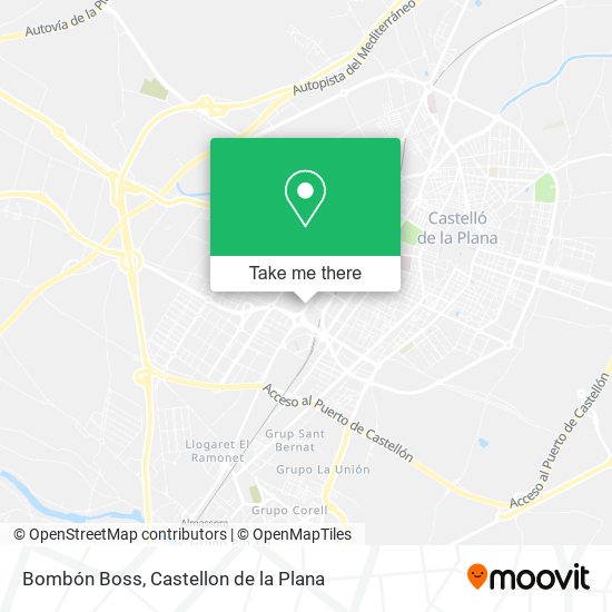 mapa Bombón Boss