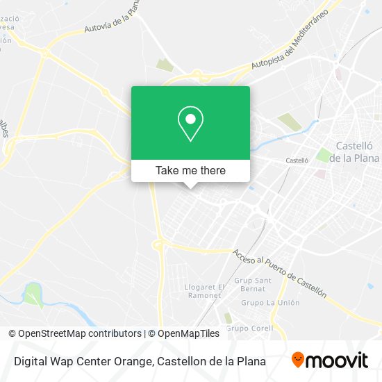 Digital Wap Center Orange map