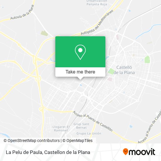 La Pelu de Paula map