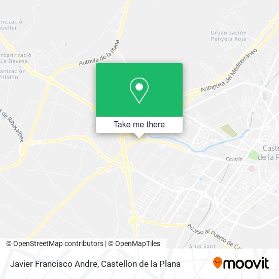 Javier Francisco Andre map