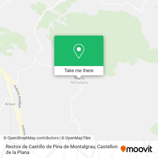 Restos de Castillo de Pina de Montalgrau map