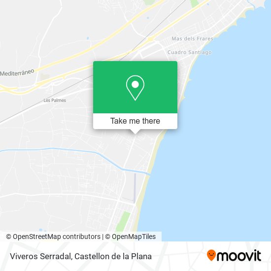 Viveros Serradal map