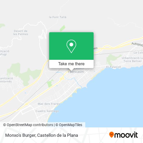 Monxo's Burger map