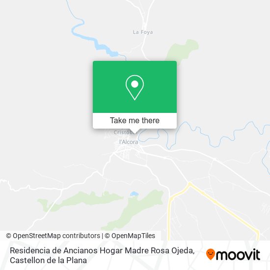 mapa Residencia de Ancianos Hogar Madre Rosa Ojeda