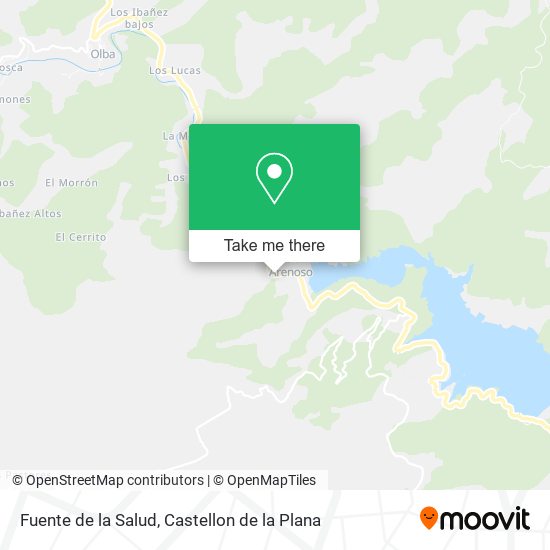 Fuente de la Salud map