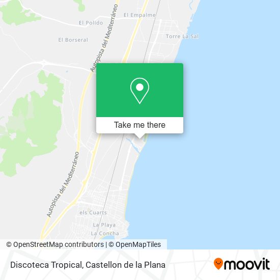 Discoteca Tropical map