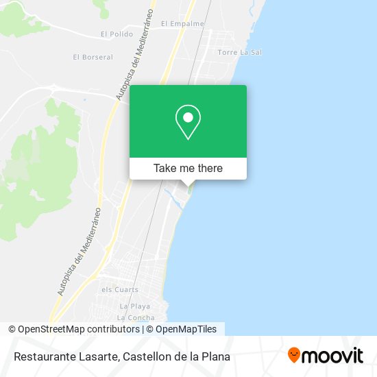 mapa Restaurante Lasarte