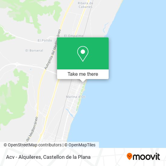 Acv - Alquileres map