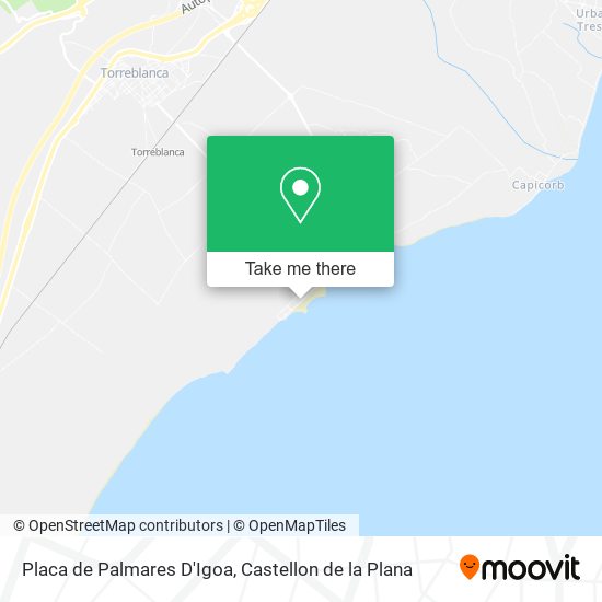 mapa Placa de Palmares D'Igoa