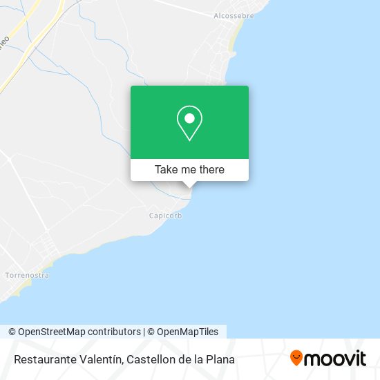 Restaurante Valentín map