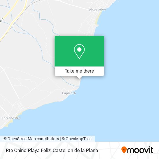 mapa Rte Chino Playa Feliz