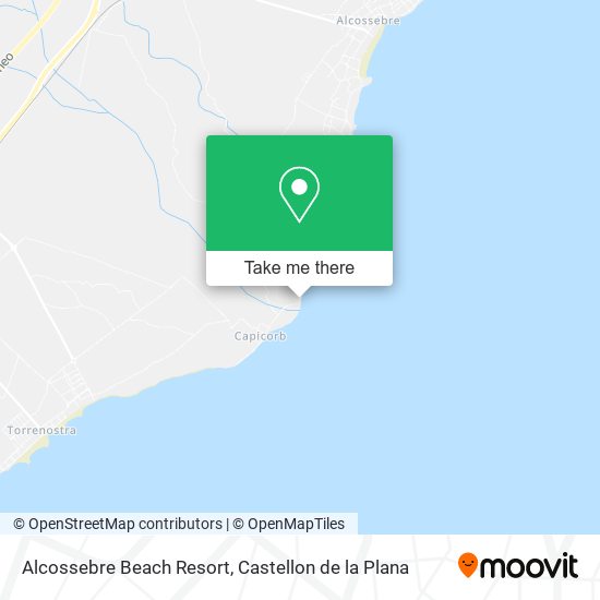 Alcossebre Beach Resort map