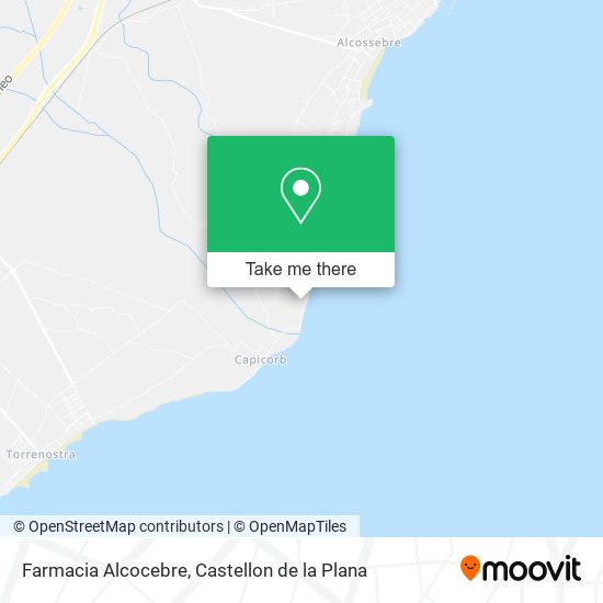 mapa Farmacia Alcocebre