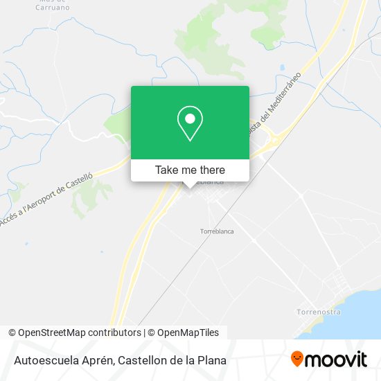 Autoescuela Aprén map