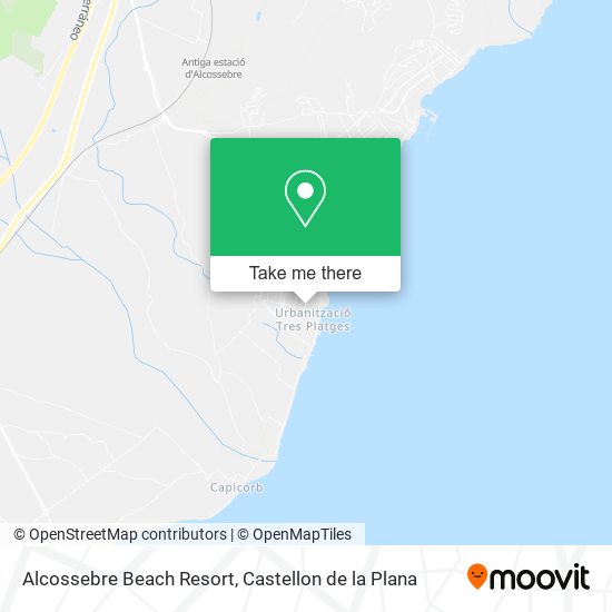 mapa Alcossebre Beach Resort