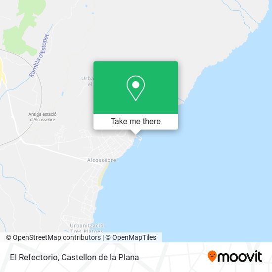 El Refectorio map
