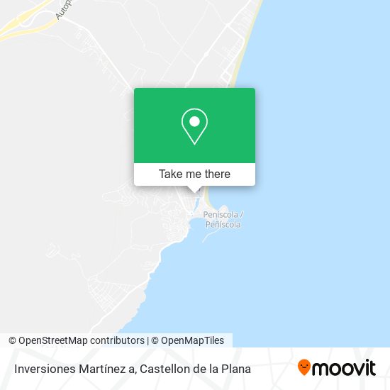 mapa Inversiones Martínez a