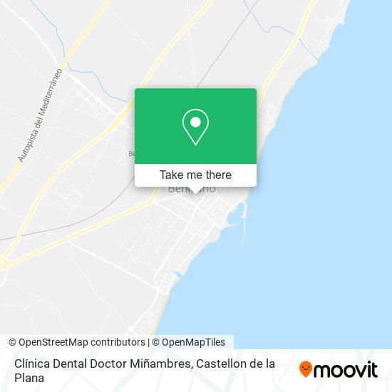 mapa Clínica Dental Doctor Miñambres