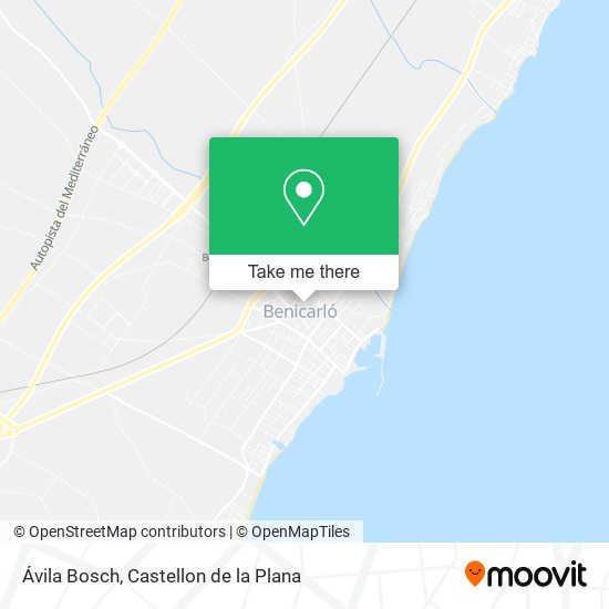 Ávila Bosch map