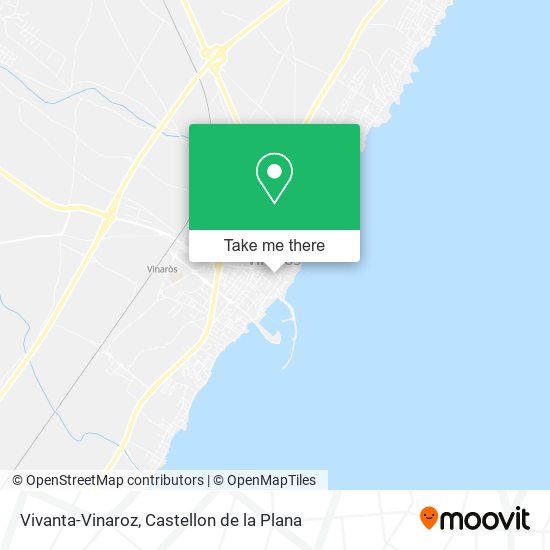 mapa Vivanta-Vinaroz