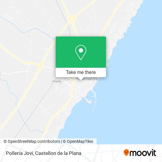 Pollería Jovi map