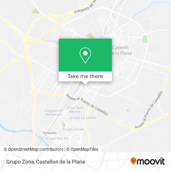 Grupo Zona map