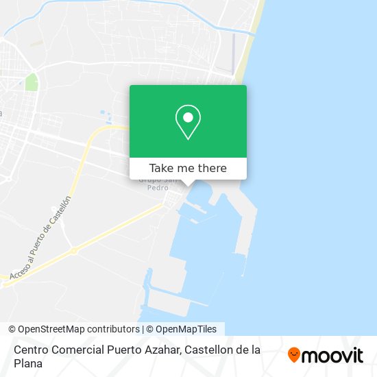 mapa Centro Comercial Puerto Azahar