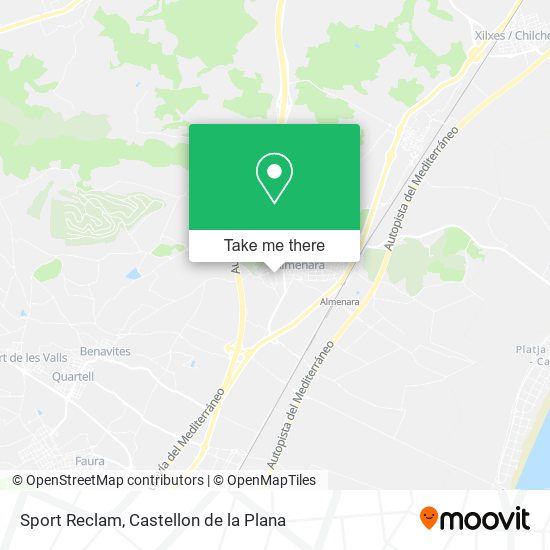 Sport Reclam map