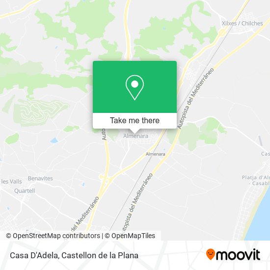Casa D'Adela map