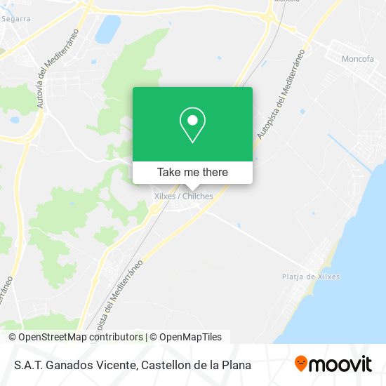 S.A.T. Ganados Vicente map