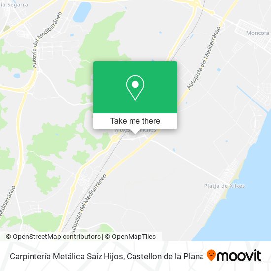 Carpintería Metálica Saiz Hijos map