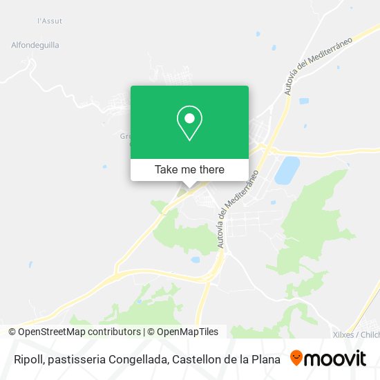 Ripoll, pastisseria Congellada map