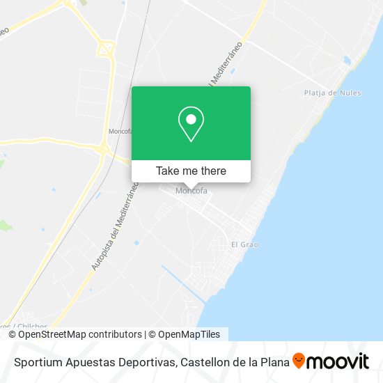 mapa Sportium Apuestas Deportivas