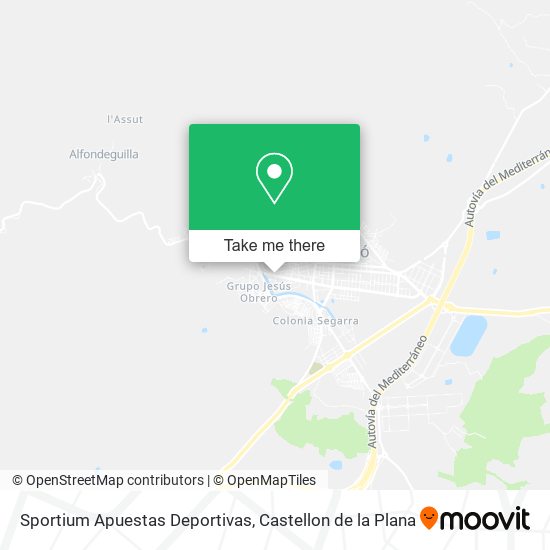 Sportium Apuestas Deportivas map
