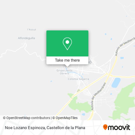 Noe Lozano Espinoza map