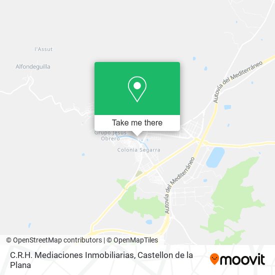 C.R.H. Mediaciones Inmobiliarias map