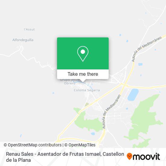 Renau Sales - Asentador de Frutas Ismael map