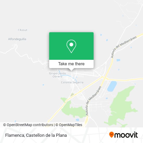 mapa Flamenca