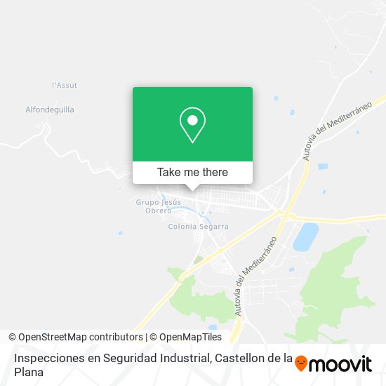 Inspecciones en Seguridad Industrial map