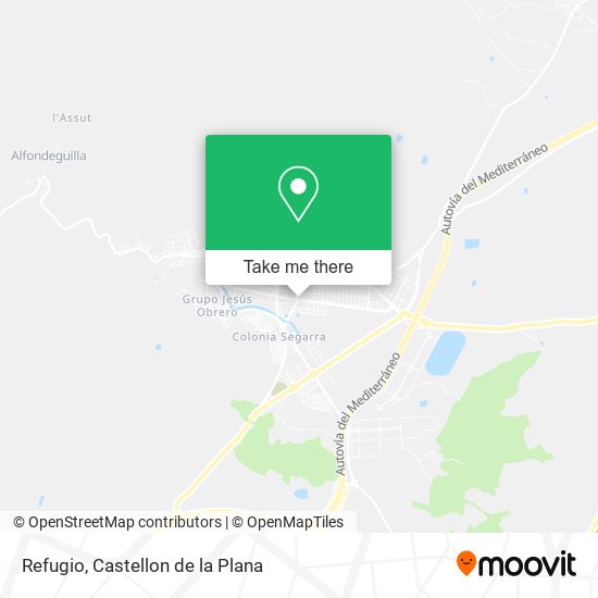 Refugio map