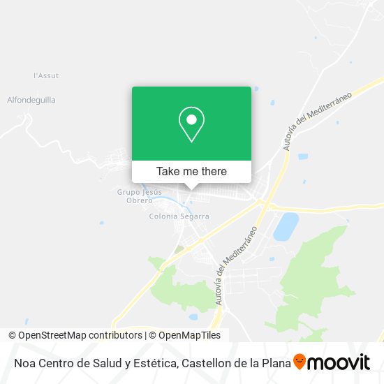 Noa Centro de Salud y Estética map