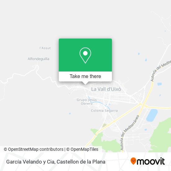 García Velando y Cia map