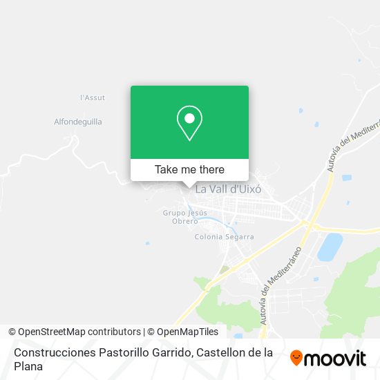 Construcciones Pastorillo Garrido map