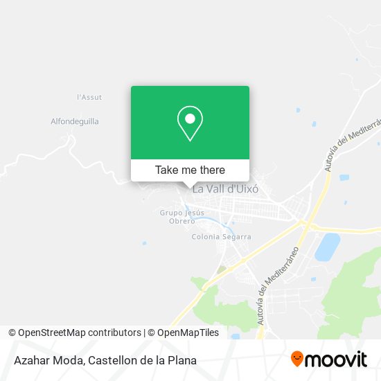 Azahar Moda map