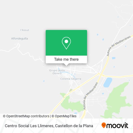 Centro Social Les Llimeres map