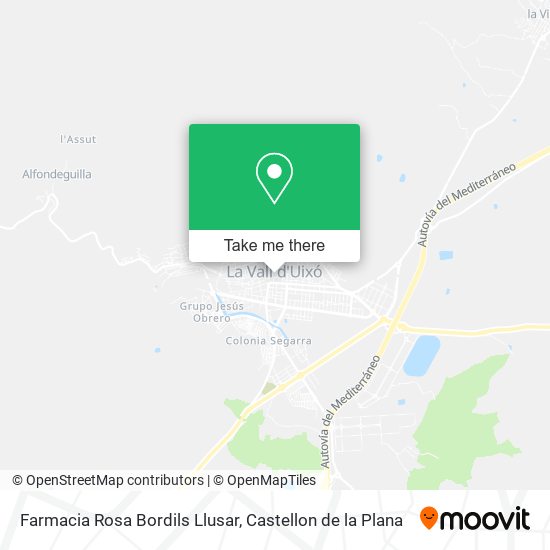 mapa Farmacia Rosa Bordils Llusar