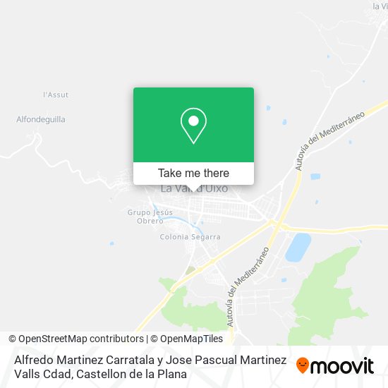 mapa Alfredo Martinez Carratala y Jose Pascual Martinez Valls Cdad