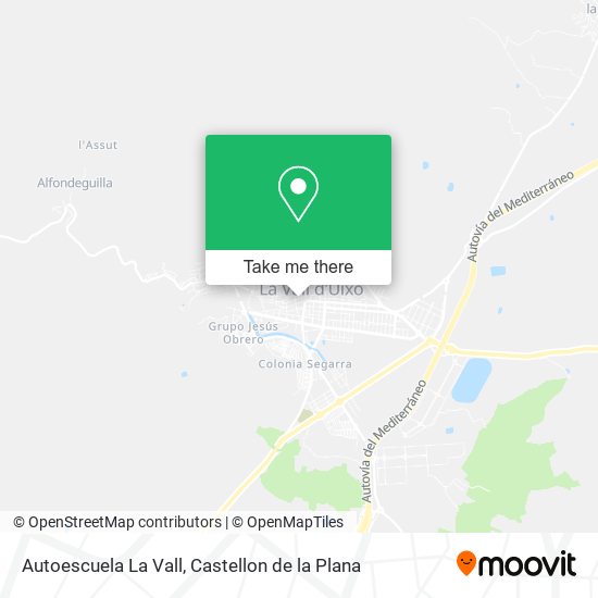 Autoescuela La Vall map