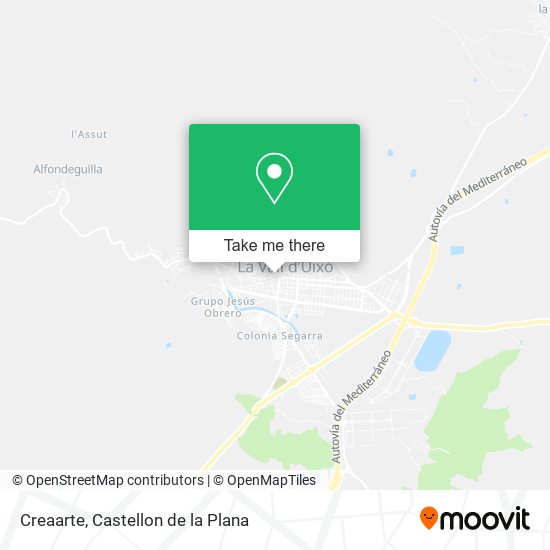 Creaarte map