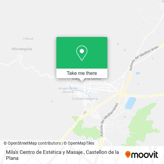 Mila's Centro de Estética y Masaje. map